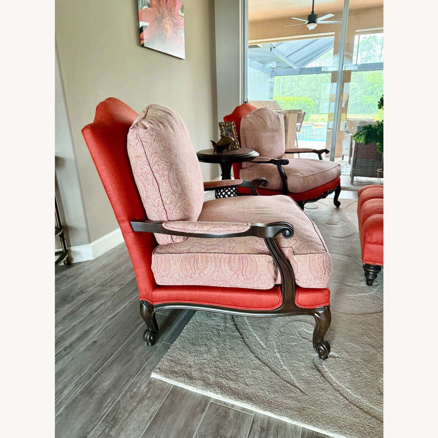 Set of 4 Custom Ethan Allen Harris Chairs - image-3