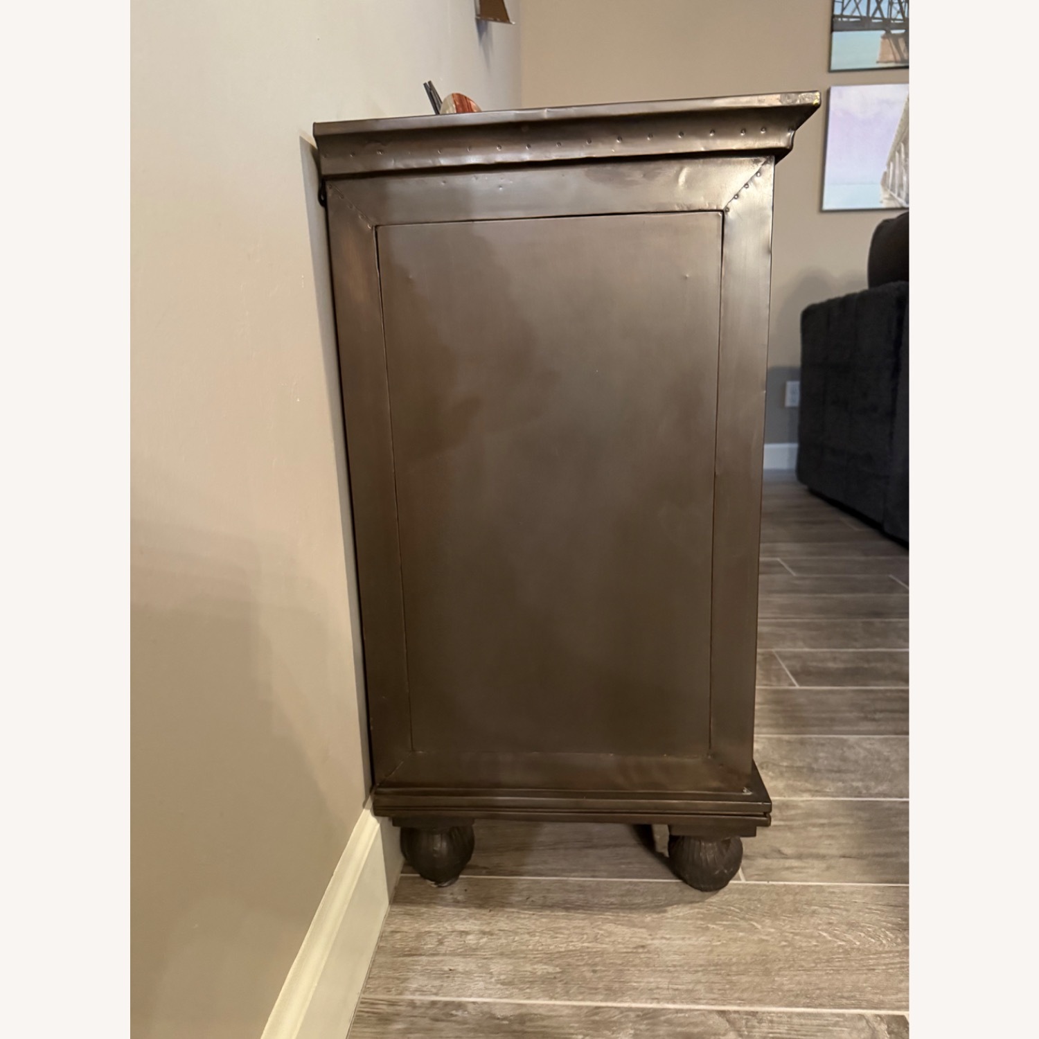 Restoration Hardware Annecy Metal Wrapped Media Console - image-3
