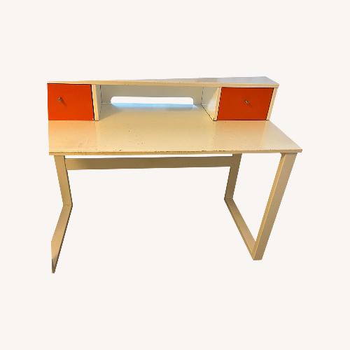 Used Room and Board White Lacquered Desk for sale on AptDeco