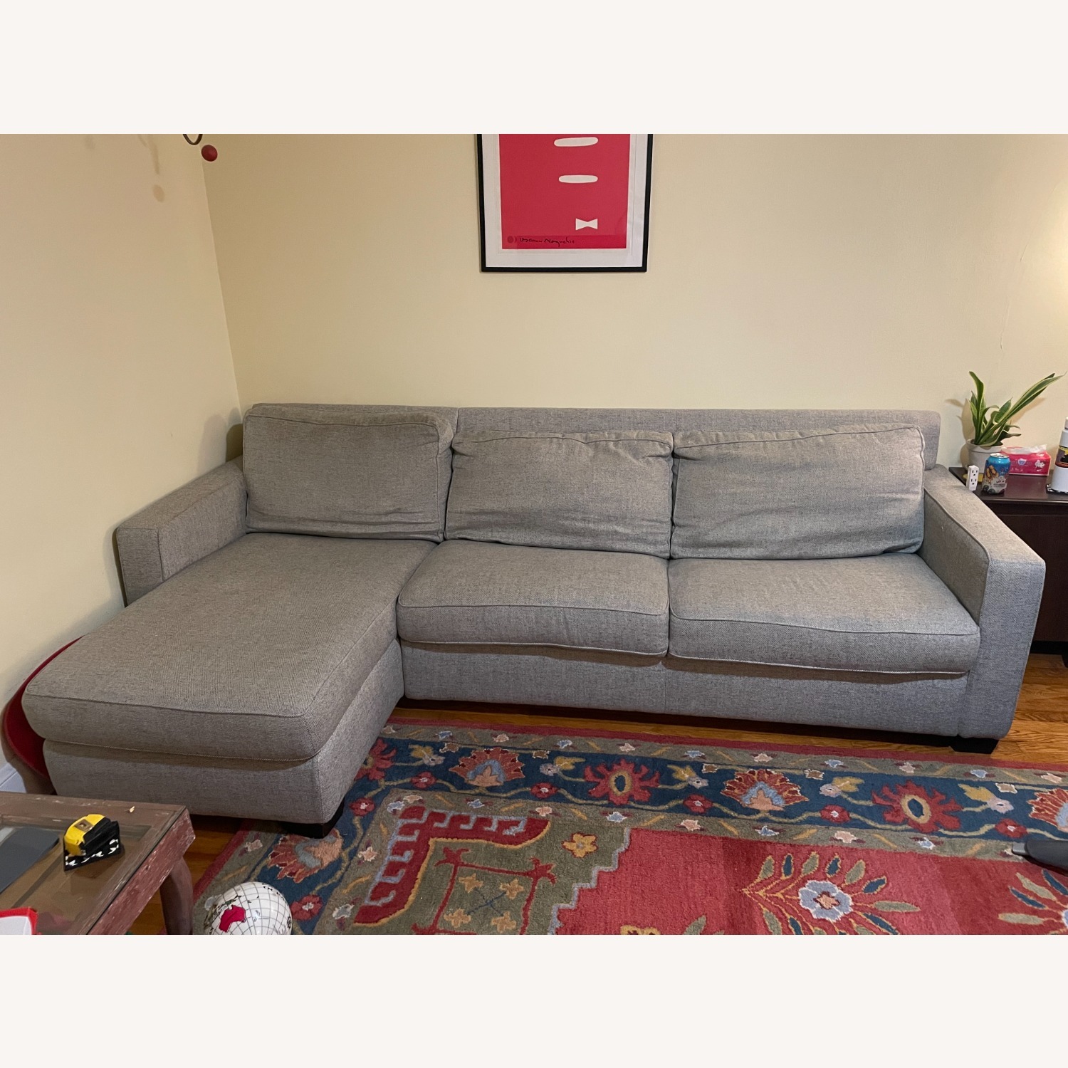 West Elm Henry Sleeper Sofa Sectional with Storage Chaise - image-5