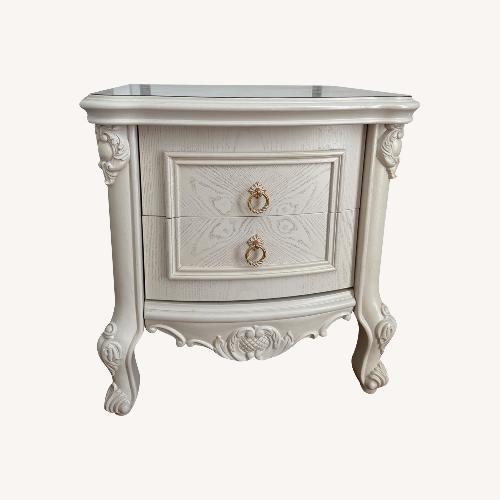 Used Timeless Ivory French Style Nightstands for sale on AptDeco