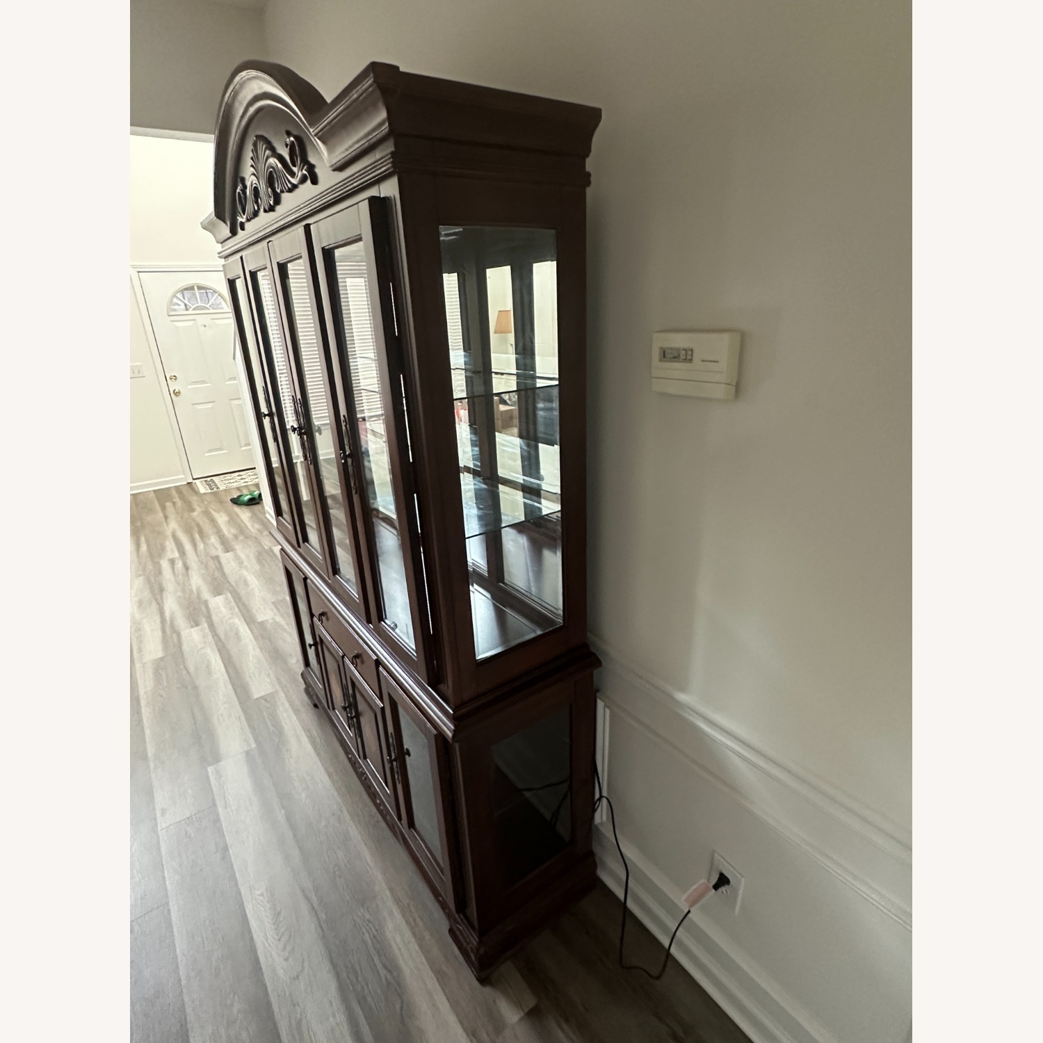 Norwich Dark Cherry Buffet with Hutch - image-2