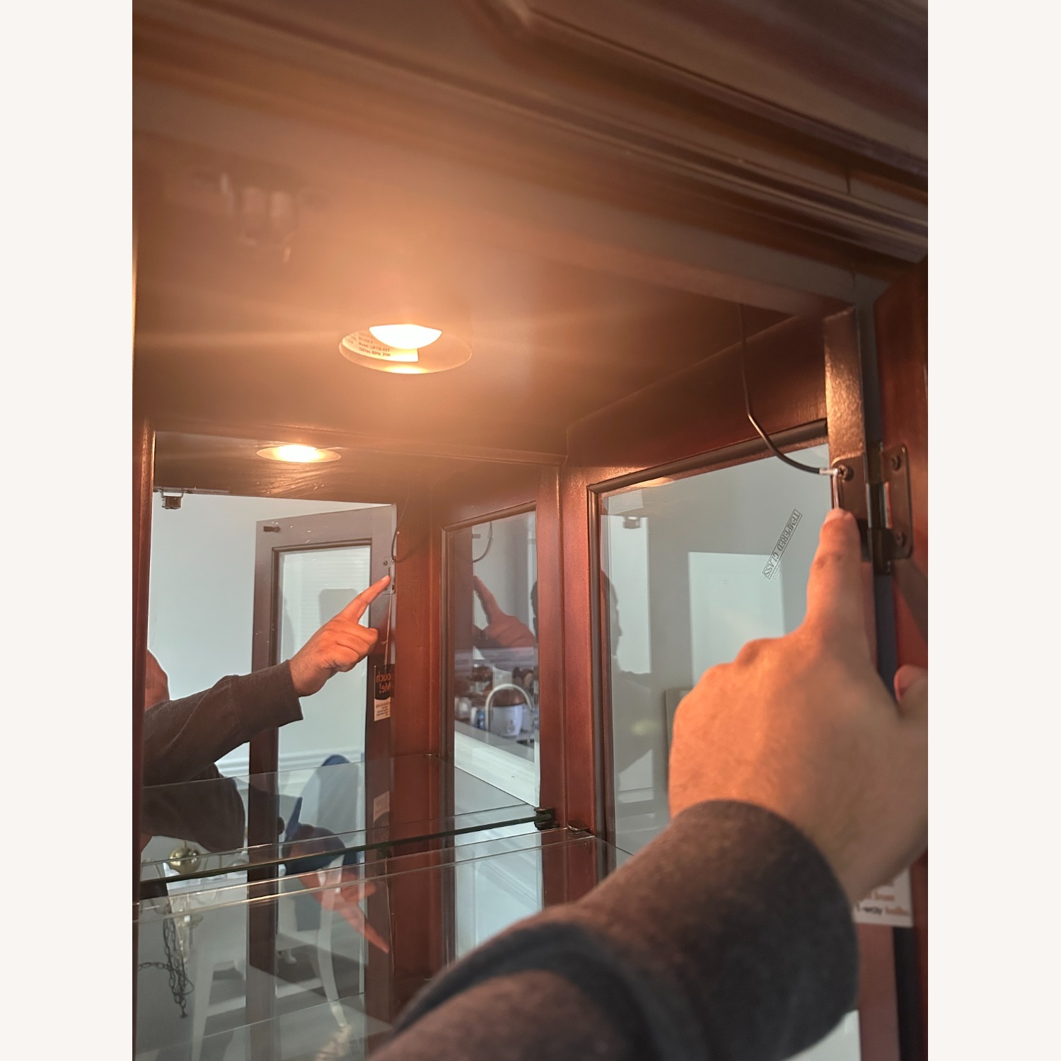 Norwich Dark Cherry Buffet with Hutch - image-13