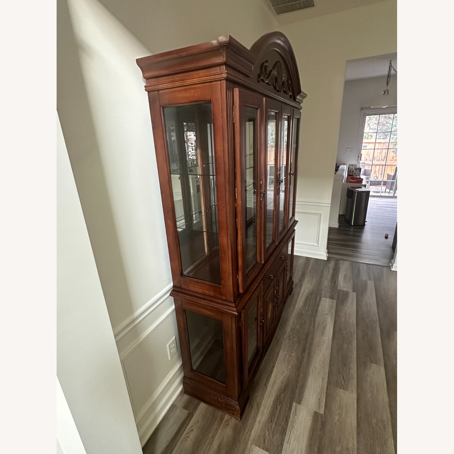 Norwich Dark Cherry Buffet with Hutch - image-3