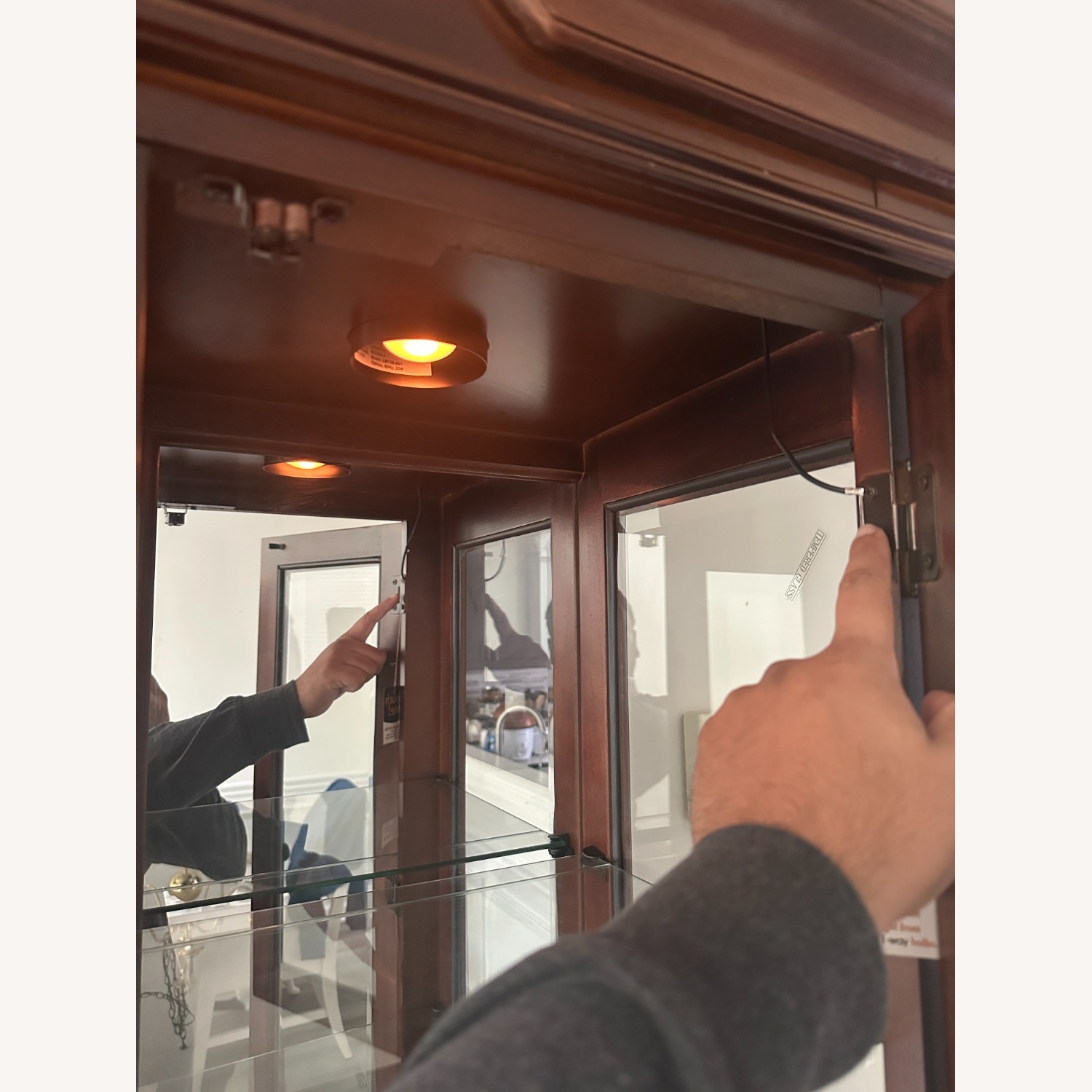 Norwich Dark Cherry Buffet with Hutch - image-12