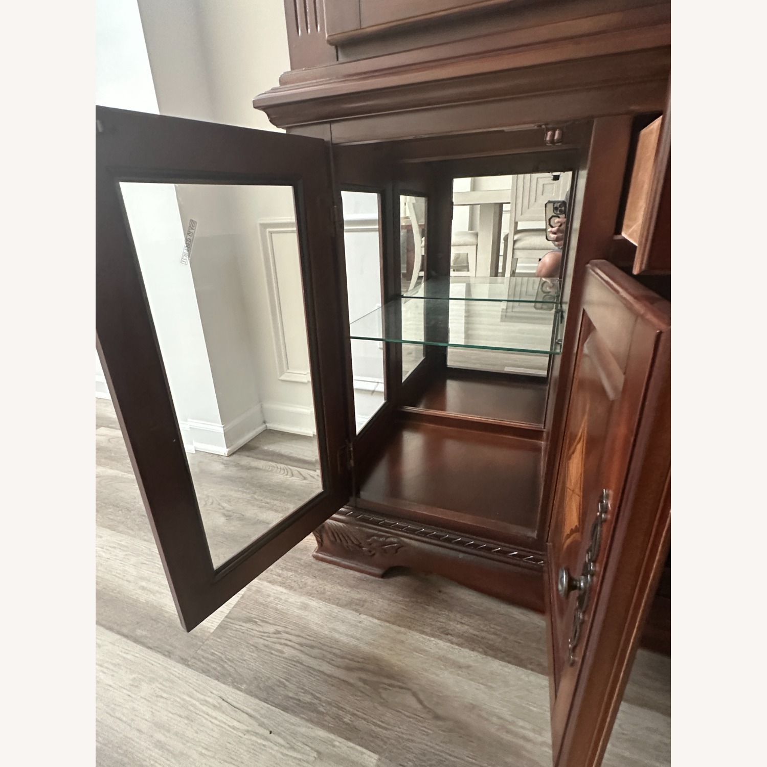 Norwich Dark Cherry Buffet with Hutch - image-8