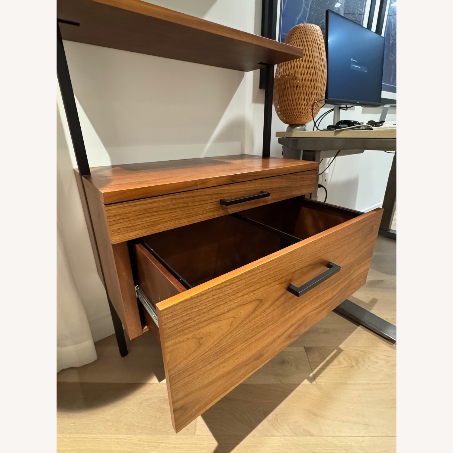 CB2 Helix 96" Bookcase with Drawers - image-2