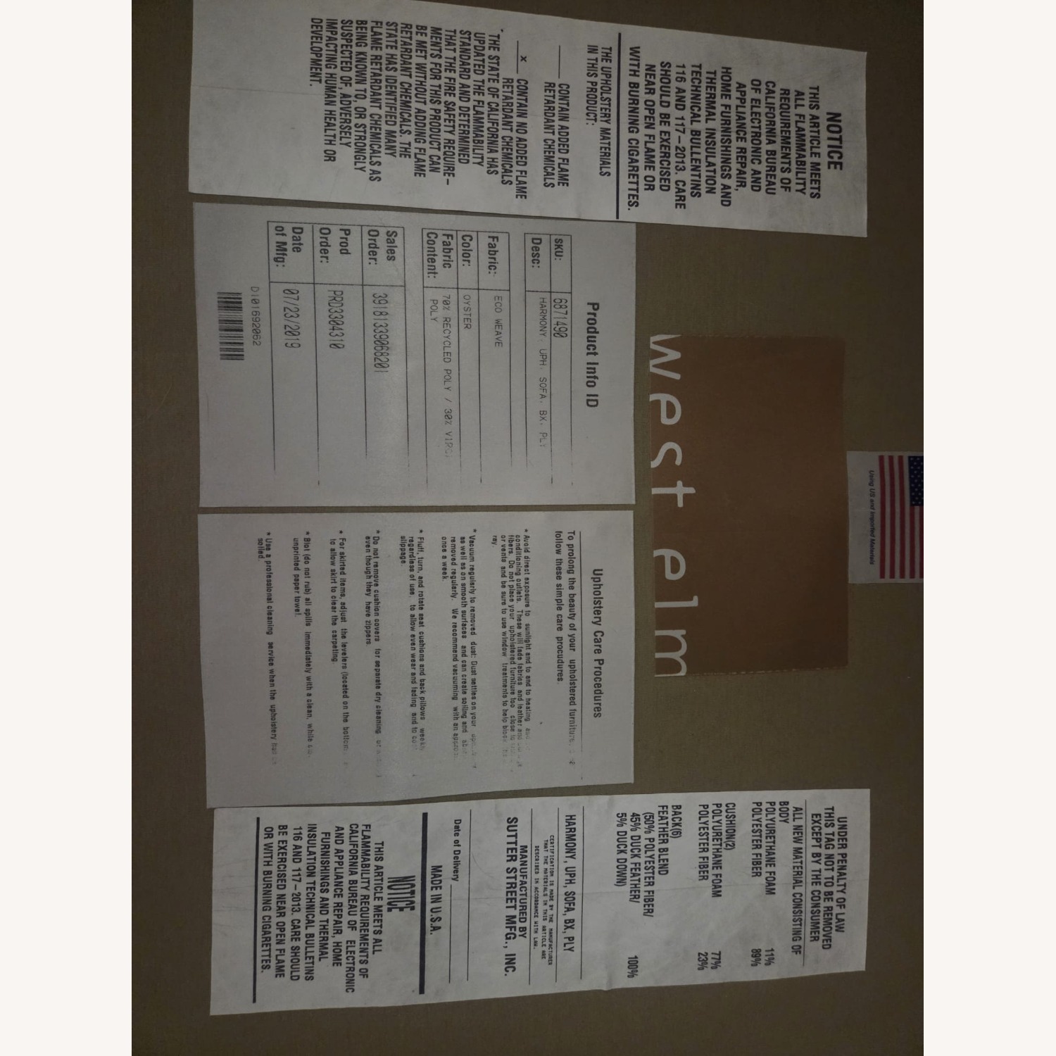 West Elm Harmony Sofa - image-4