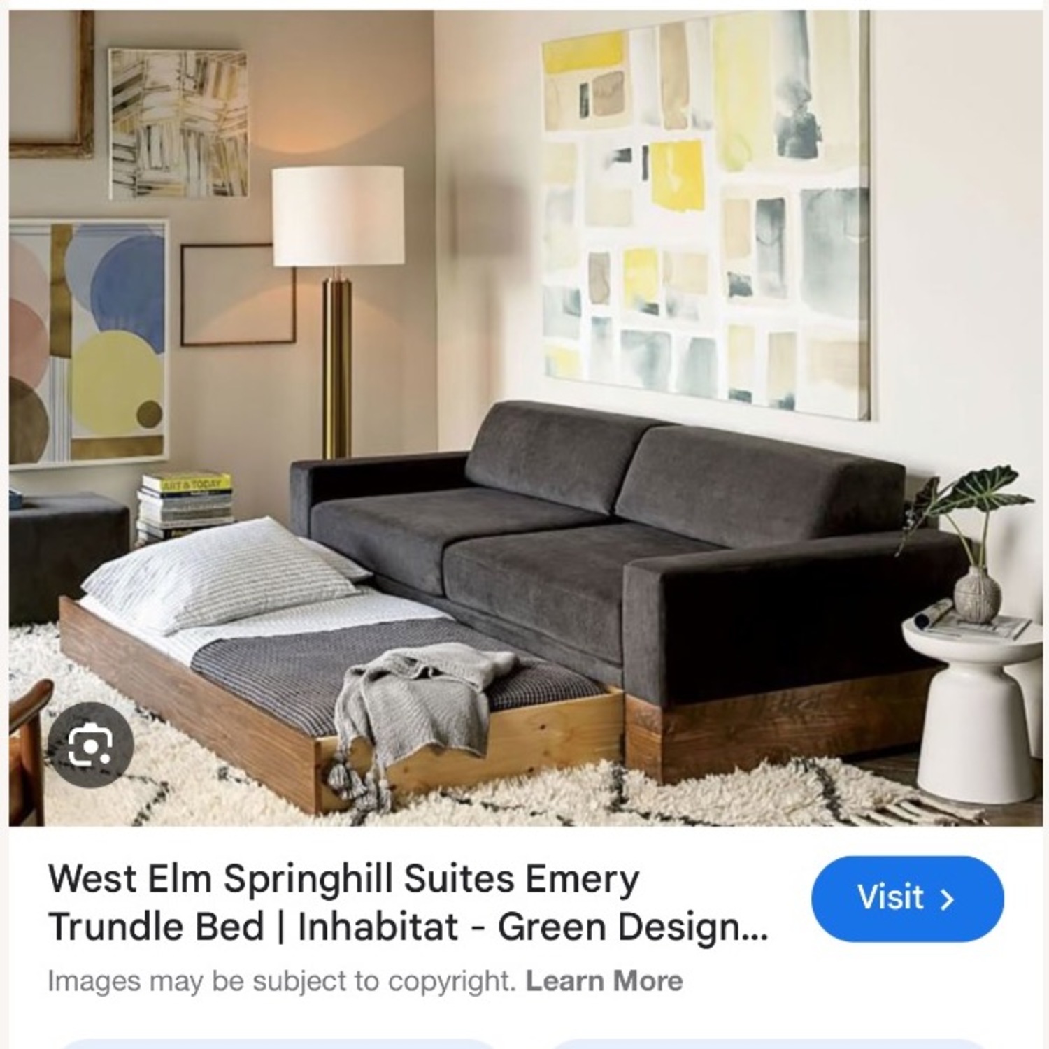 West Elm Emery Pine Daybed - image-4