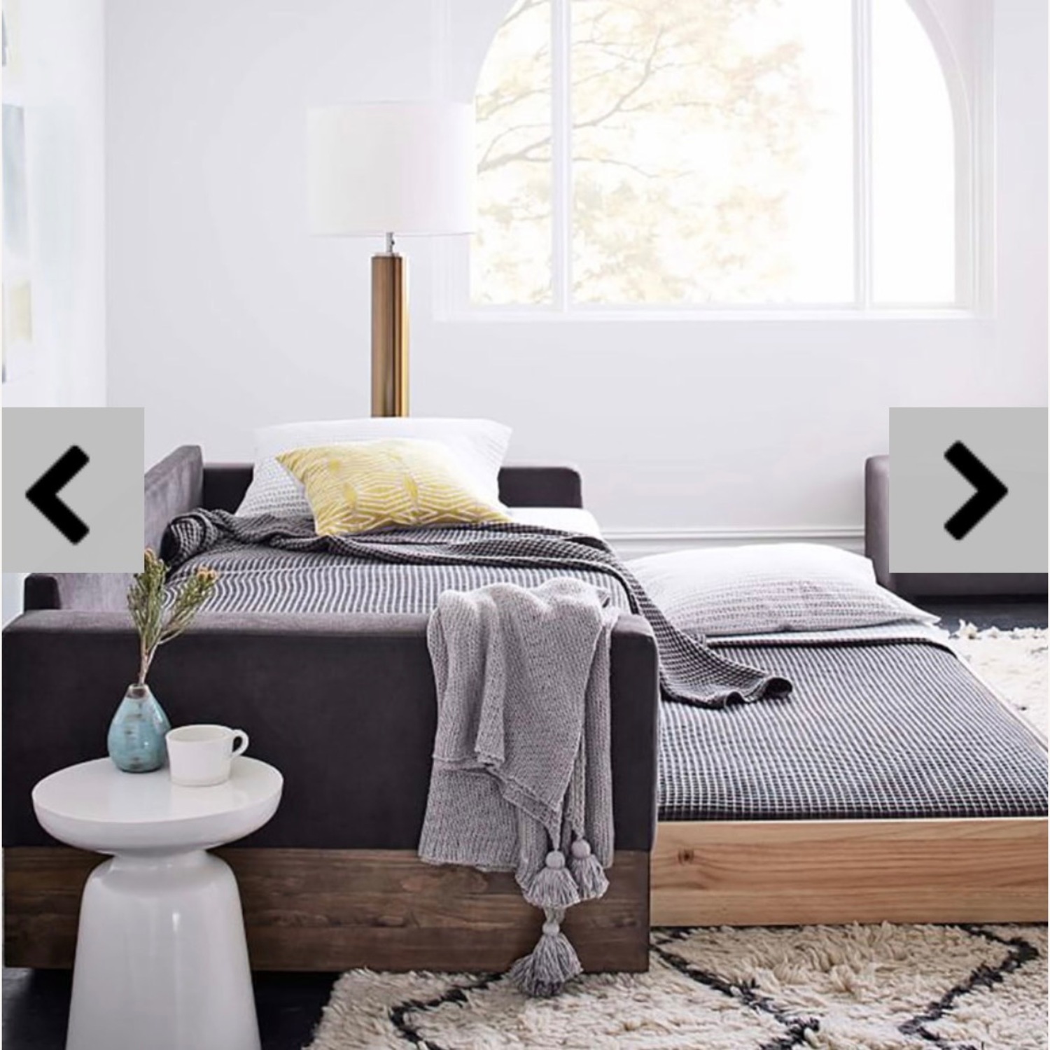 West Elm Emery Pine Daybed - image-6