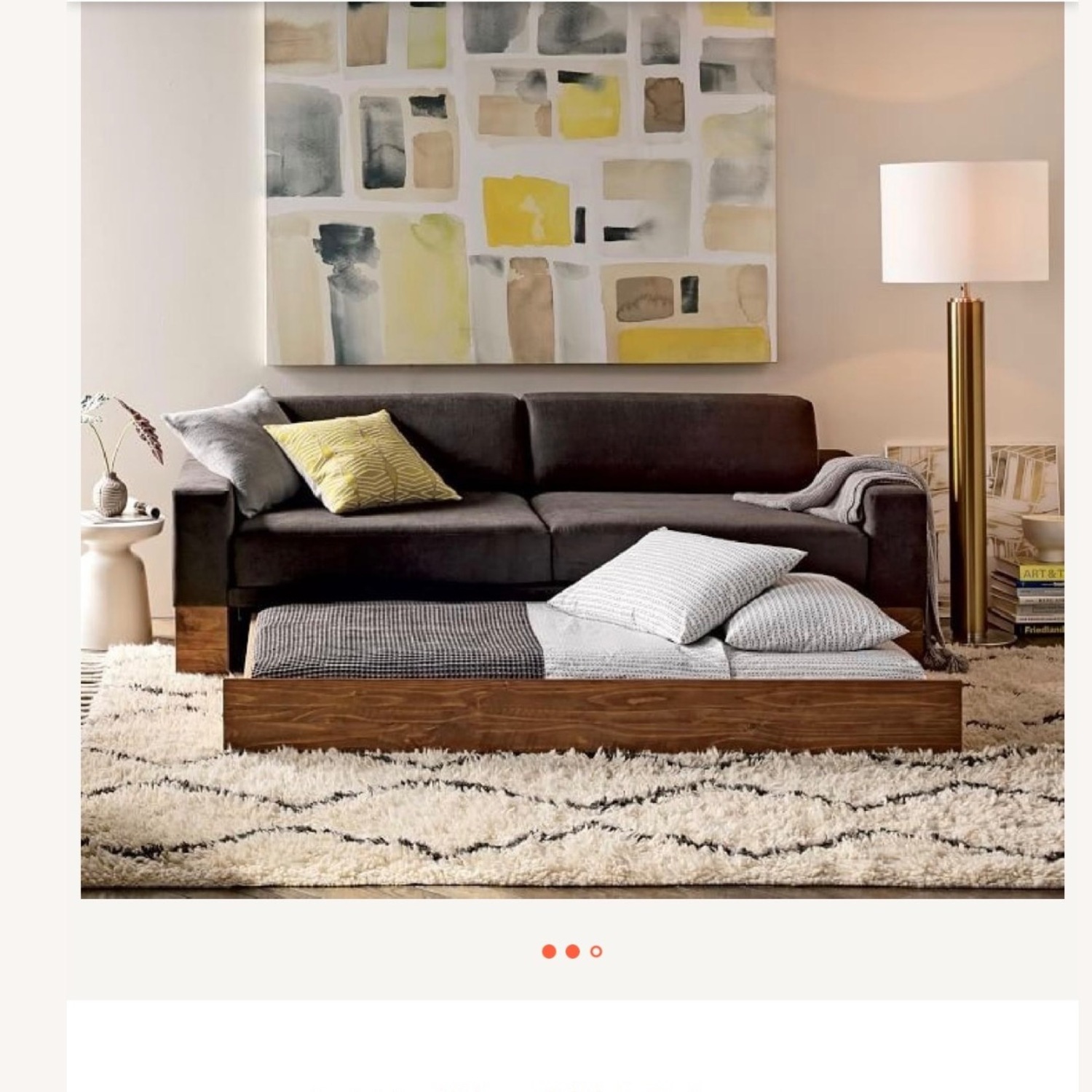 West Elm Emery Pine Daybed - image-5