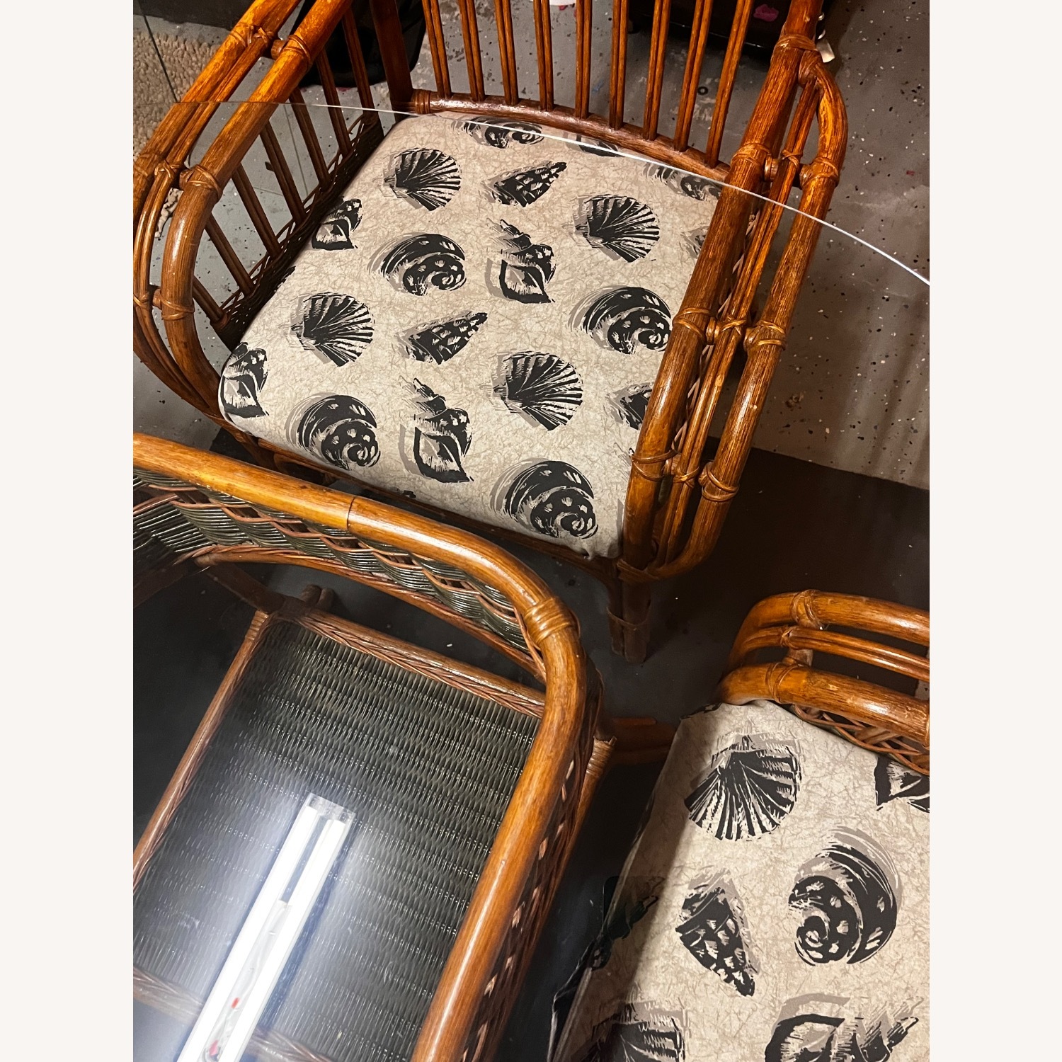  80’s Rattan 5 Piece Outdoor Set  - image-14