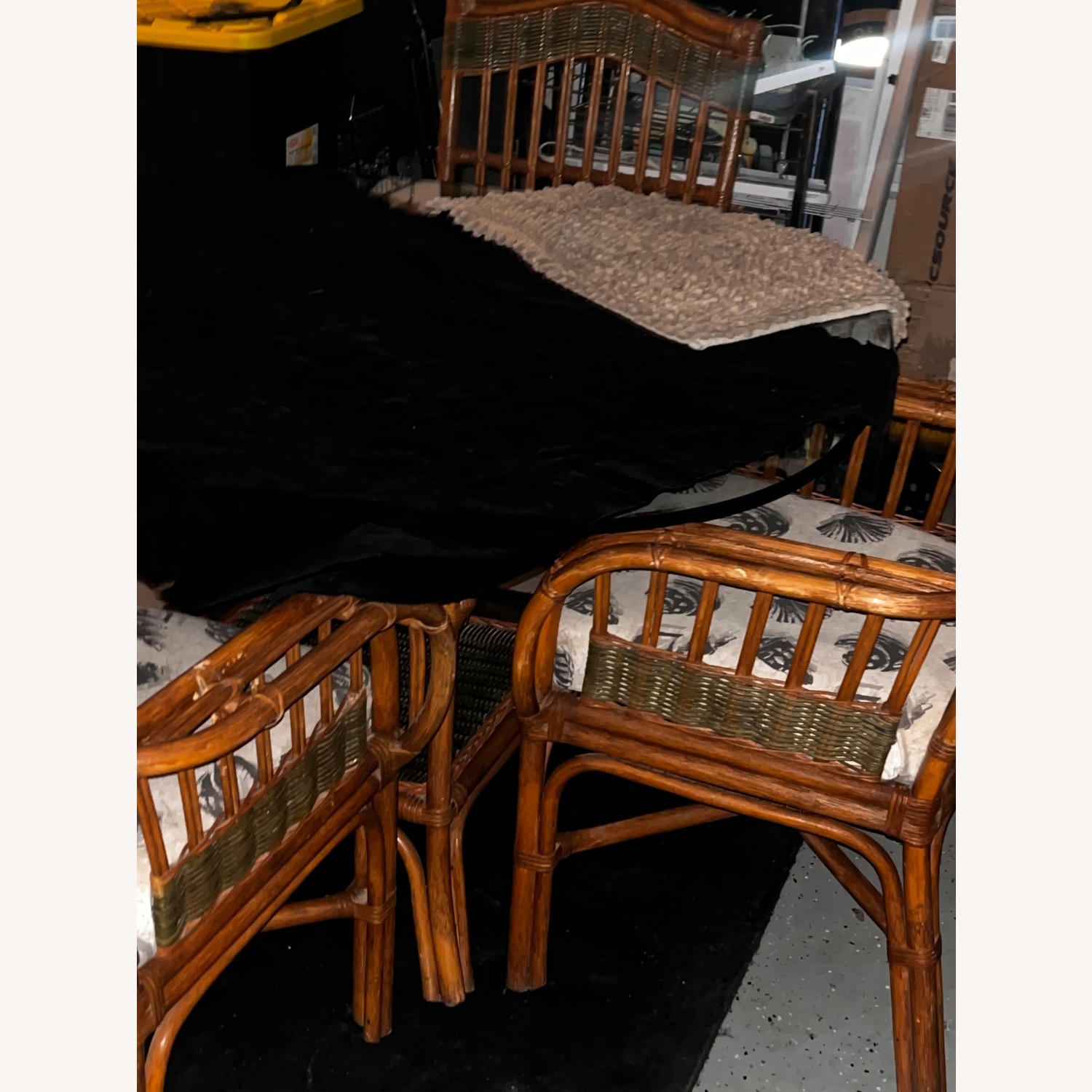  80’s Rattan 5 Piece Outdoor Set  - image-9