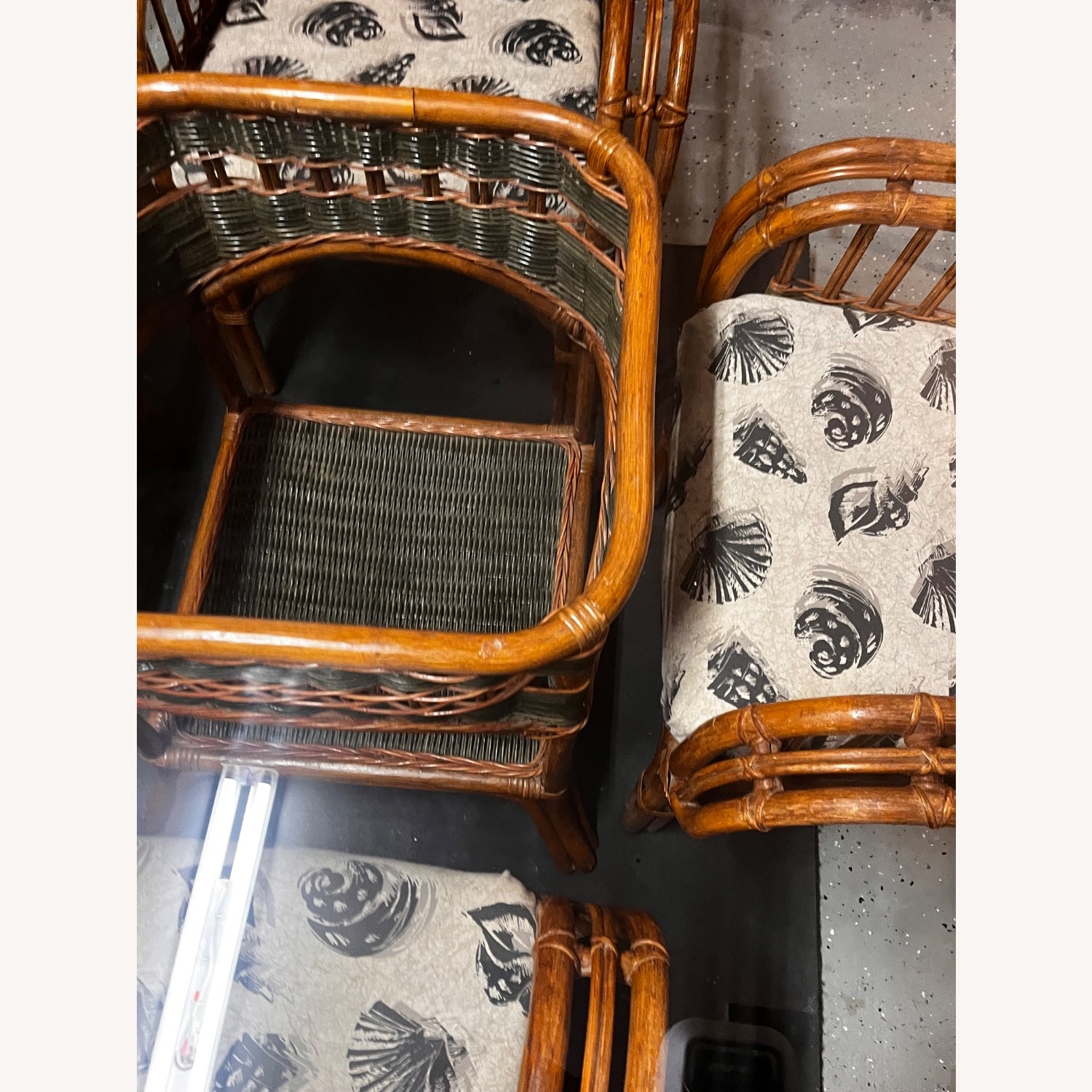  80’s Rattan 5 Piece Outdoor Set  - image-11