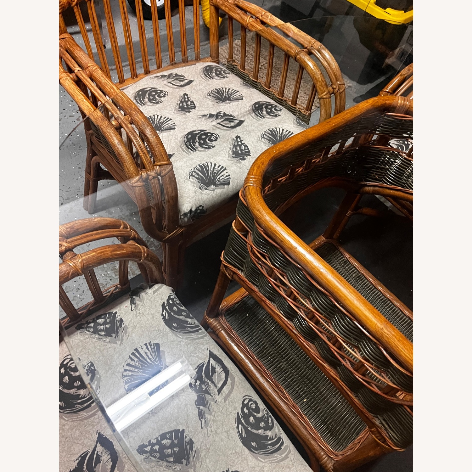  80’s Rattan 5 Piece Outdoor Set  - image-12