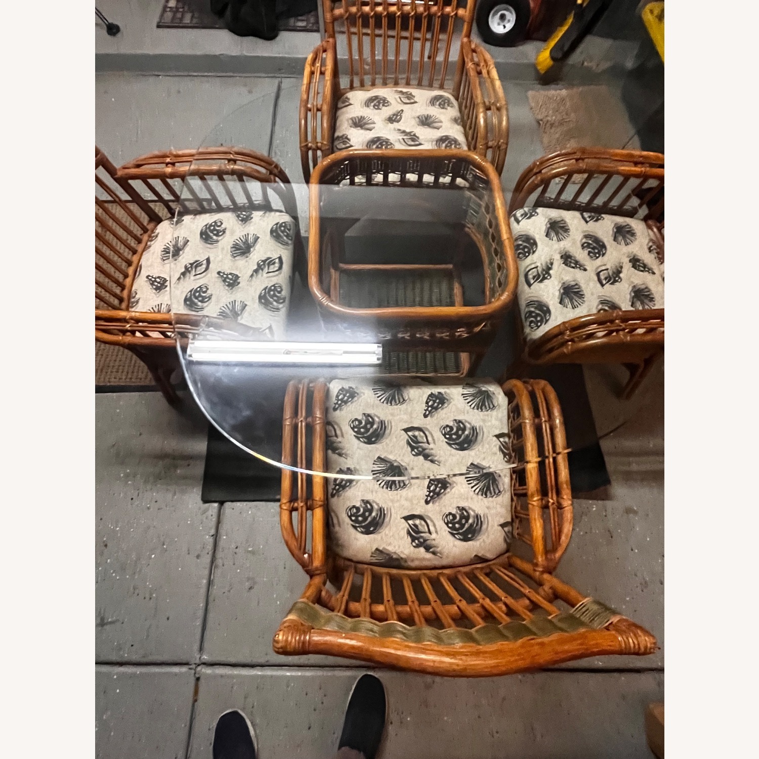  80’s Rattan 5 Piece Outdoor Set  - image-17