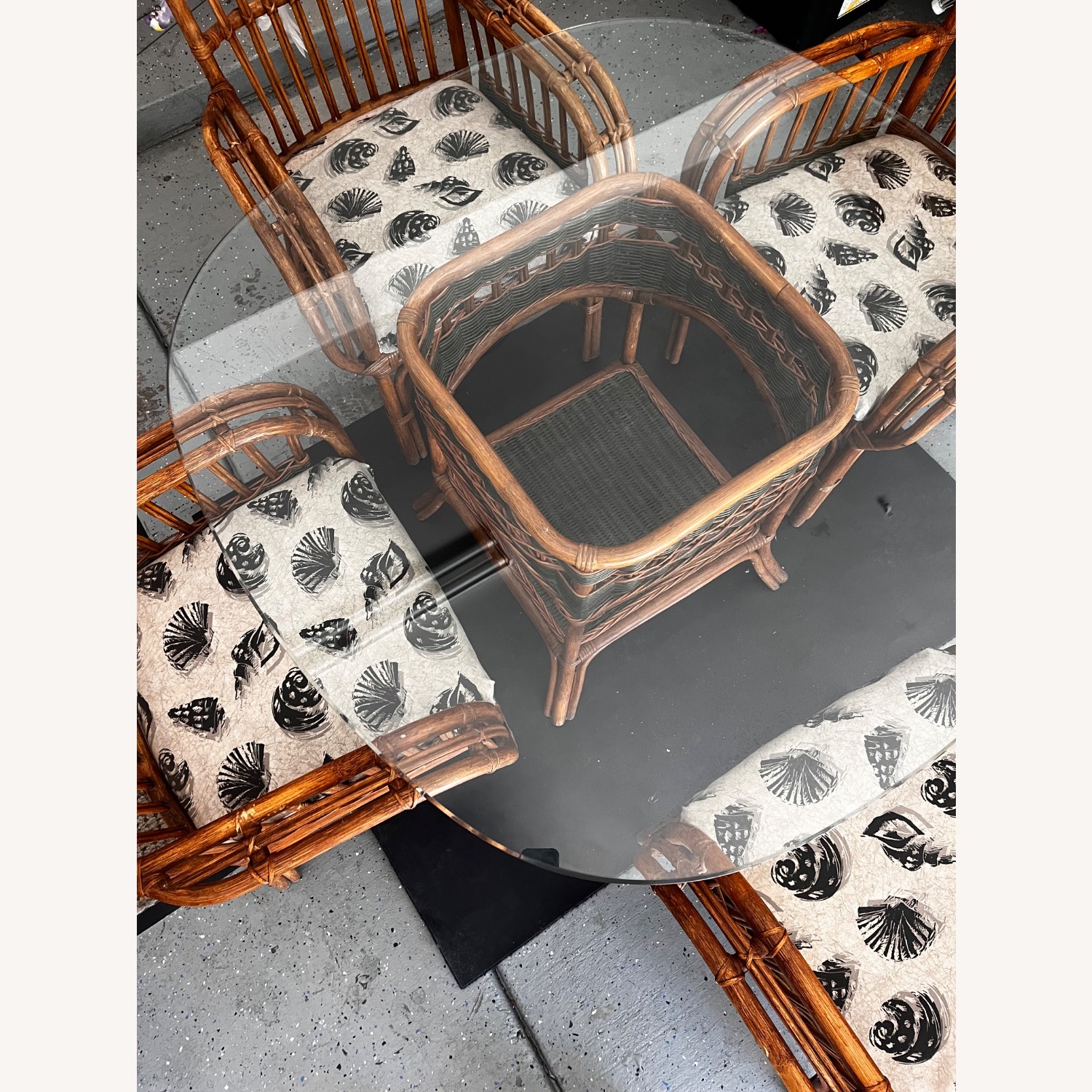  80’s Rattan 5 Piece Outdoor Set  - image-10