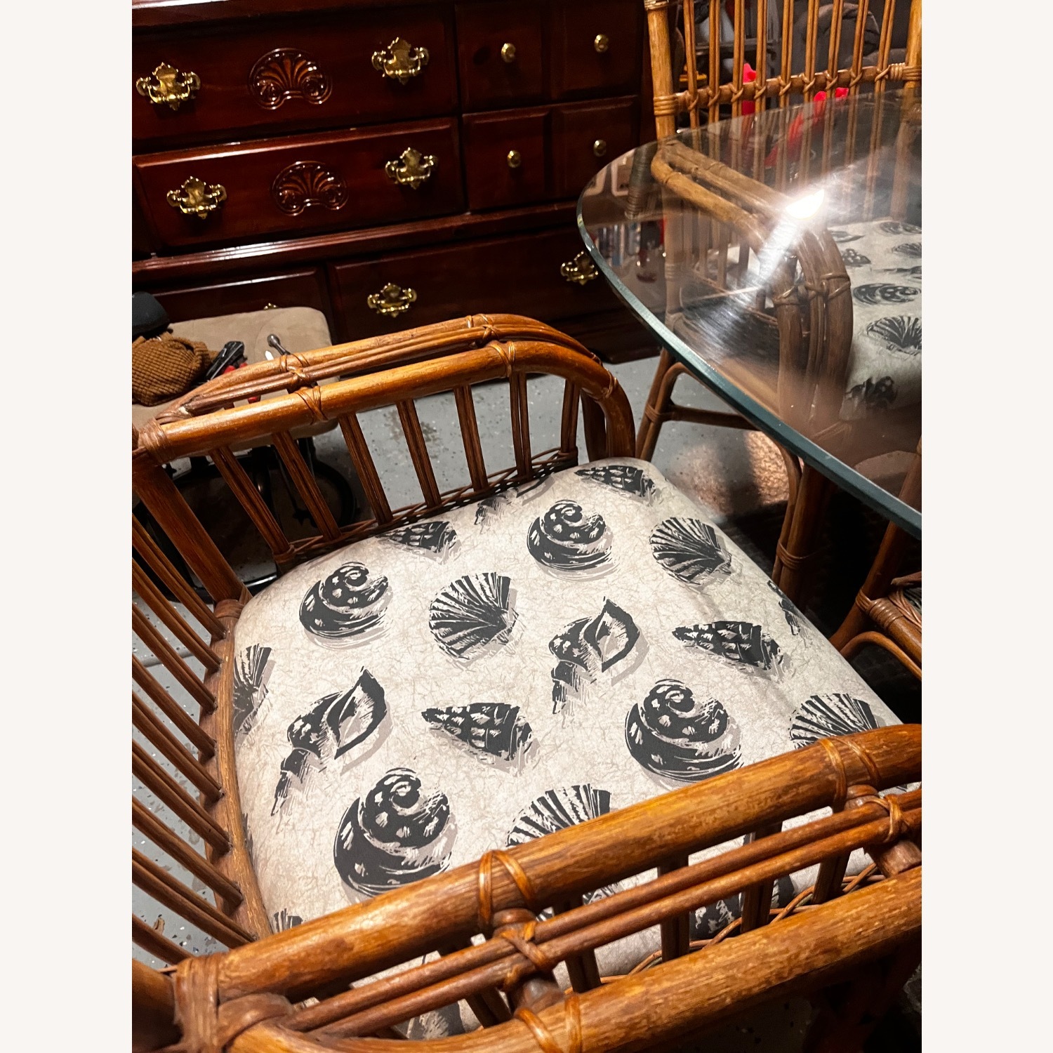  80’s Rattan 5 Piece Outdoor Set  - image-4