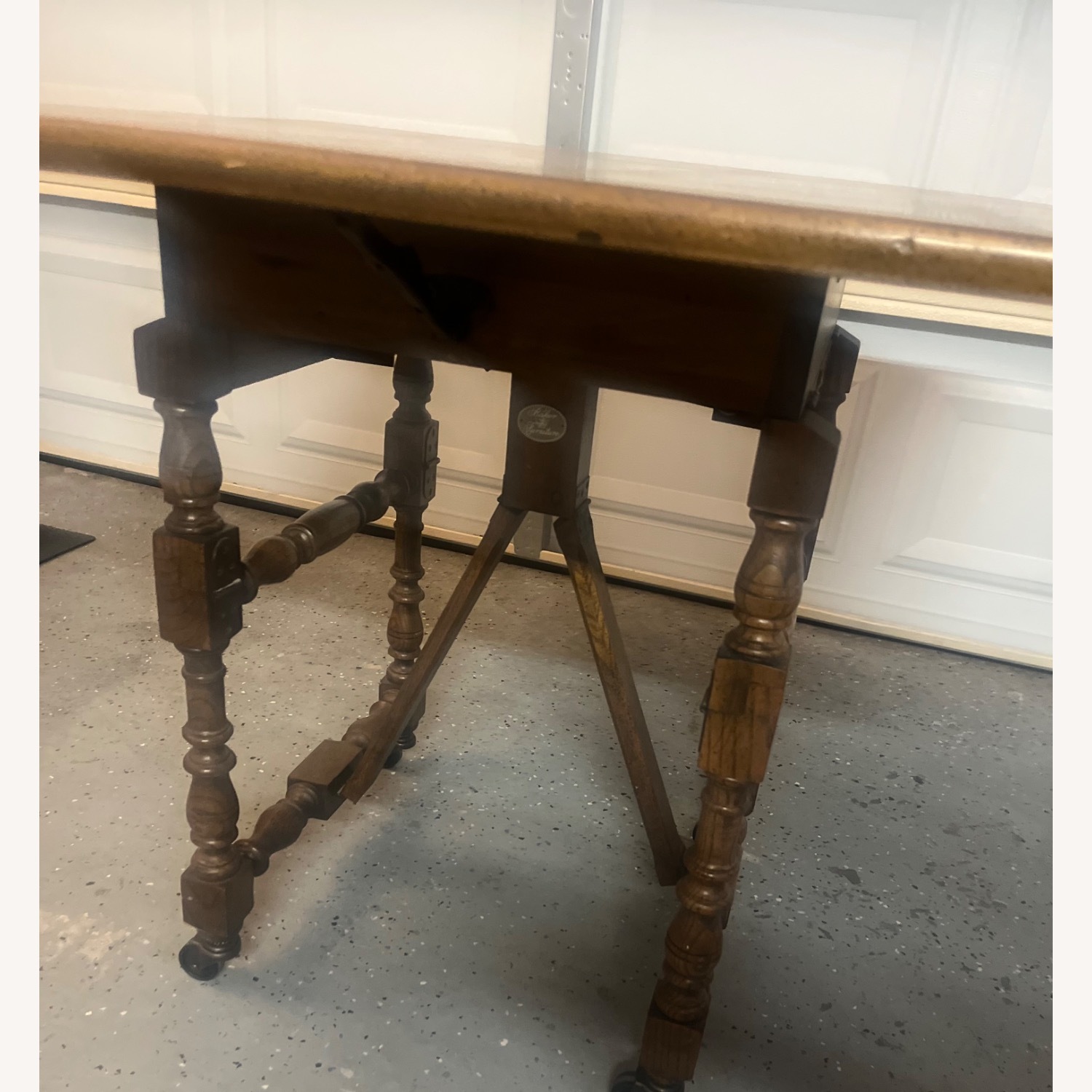 Baker Extendable Drop Leaf Table - image-8