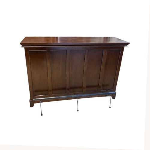 Used Solid Wood Bar w Storage Furniture for sale on AptDeco