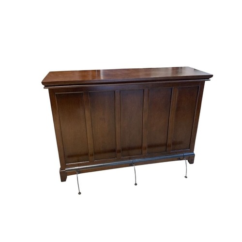 Used Solid Wood Bar w Storage Furniture for sale on AptDeco