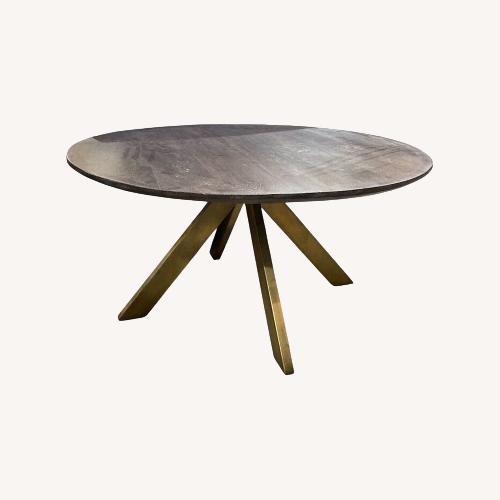 Used Bloomhome Carter Wooden Iron Coffee Table Large for sale on AptDeco