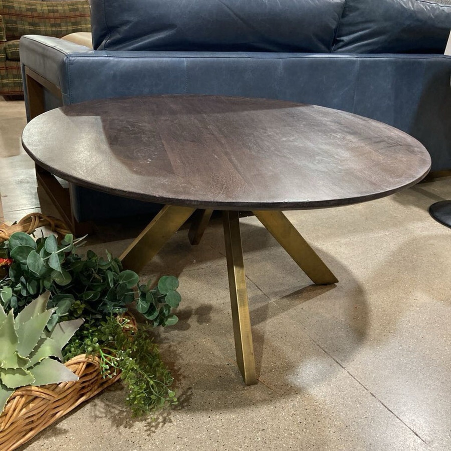 Bloomhome Carter Wooden Iron Coffee Table Large - image-2