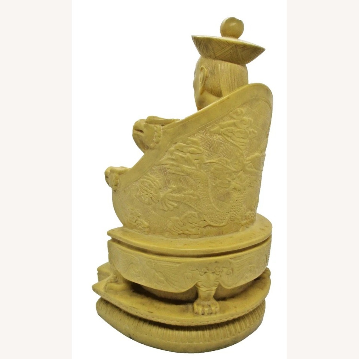 Antique Chinese Carved Stone Qianlong Emperor - image-4