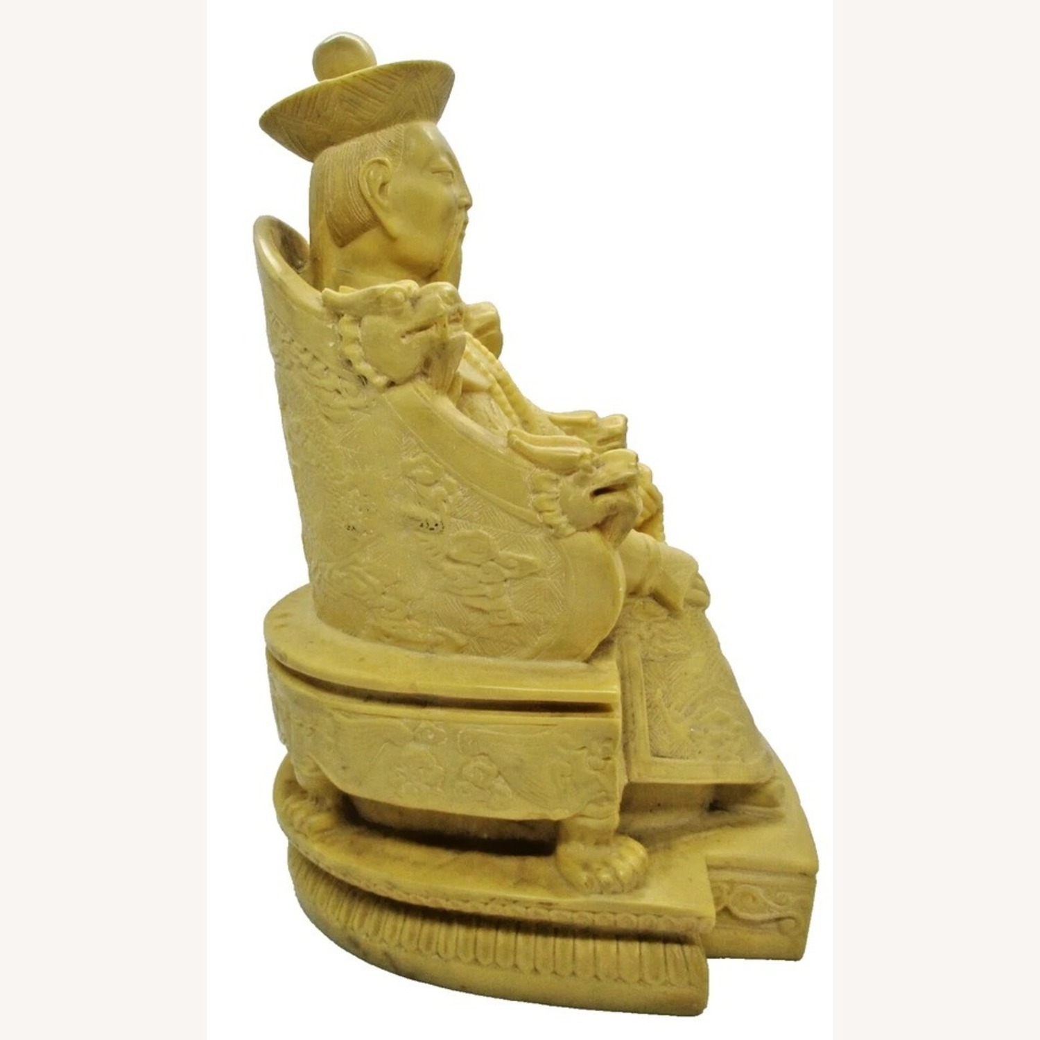 Antique Chinese Carved Stone Qianlong Emperor - image-7