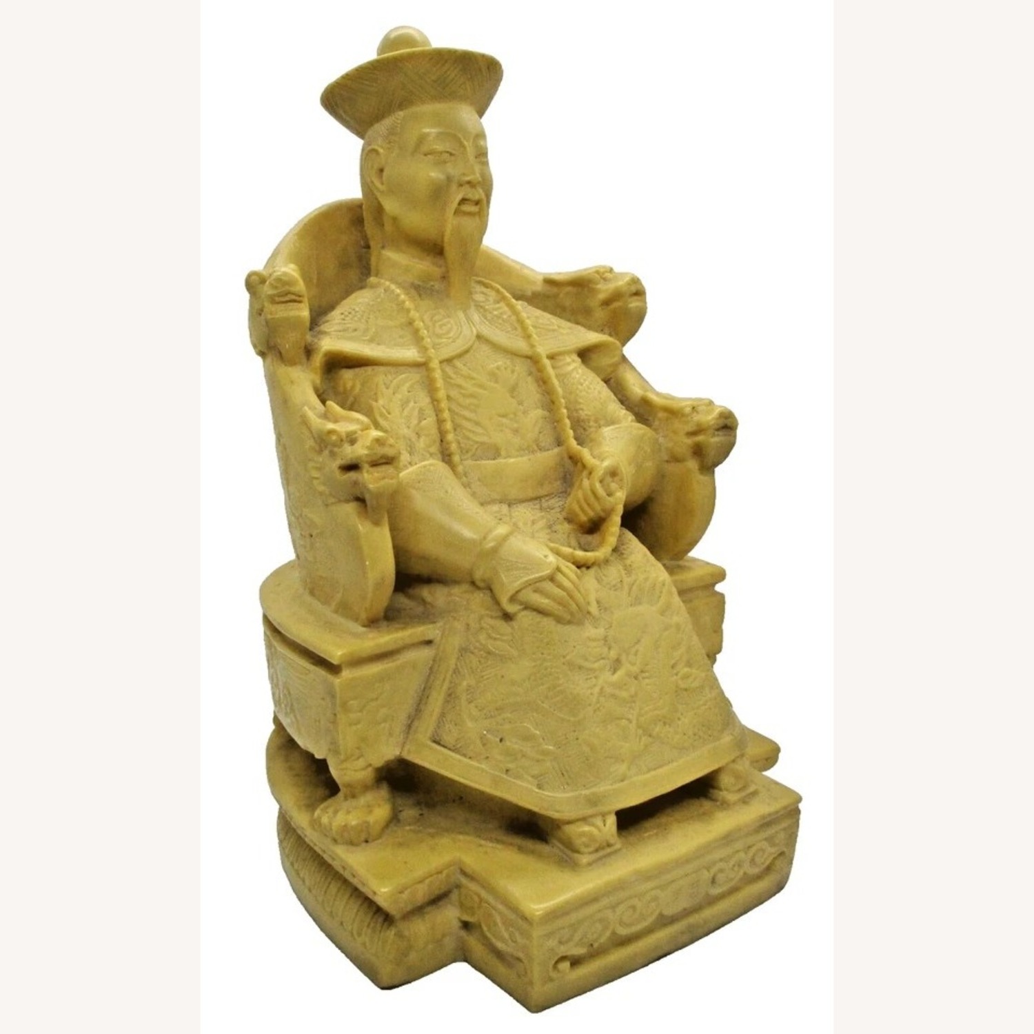 Antique Chinese Carved Stone Qianlong Emperor - image-8