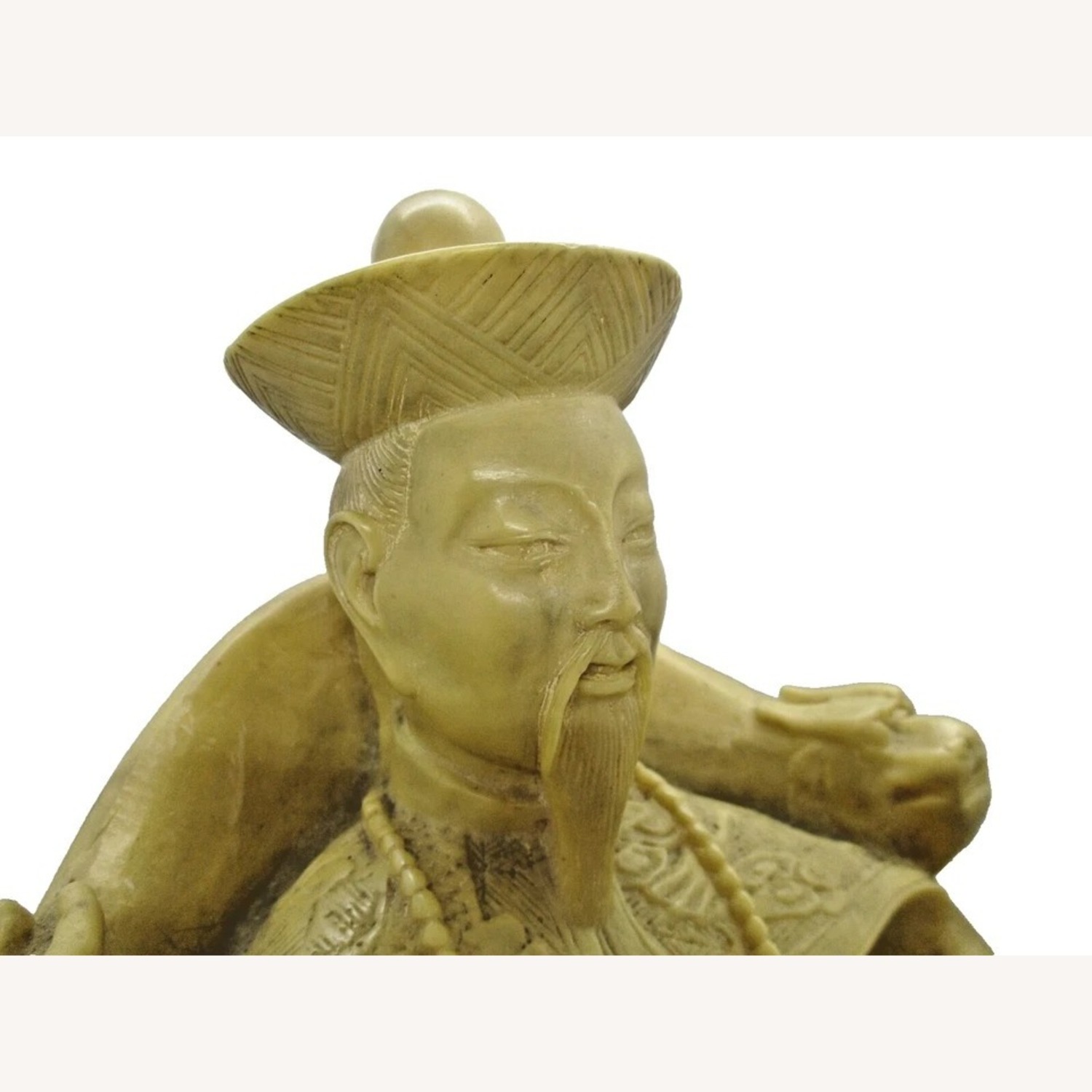 Antique Chinese Carved Stone Qianlong Emperor - image-9
