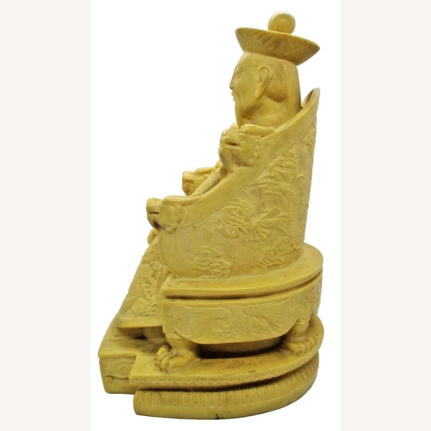 Antique Chinese Carved Stone Qianlong Emperor - image-3