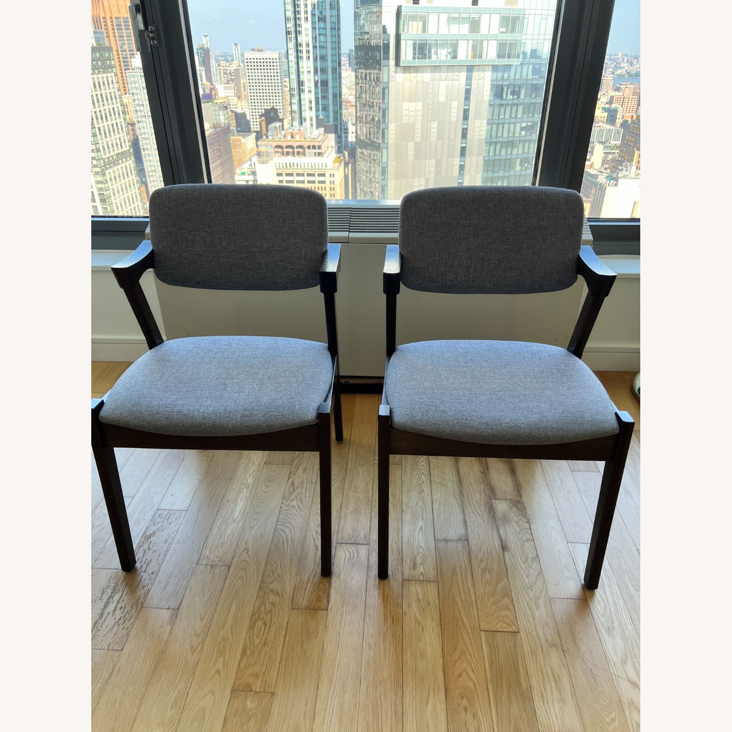 Set of 2 Mid-Century Modern Dining Chairs - image-1