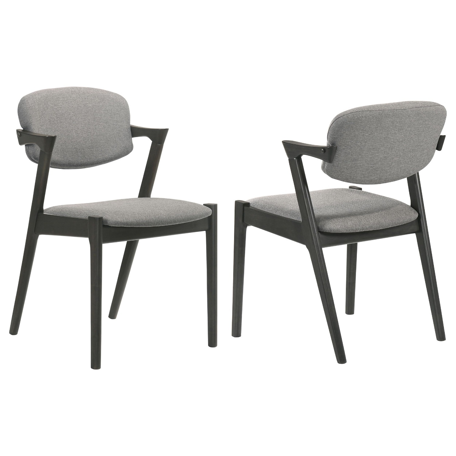 Set of 2 Mid-Century Modern Dining Chairs - image-0