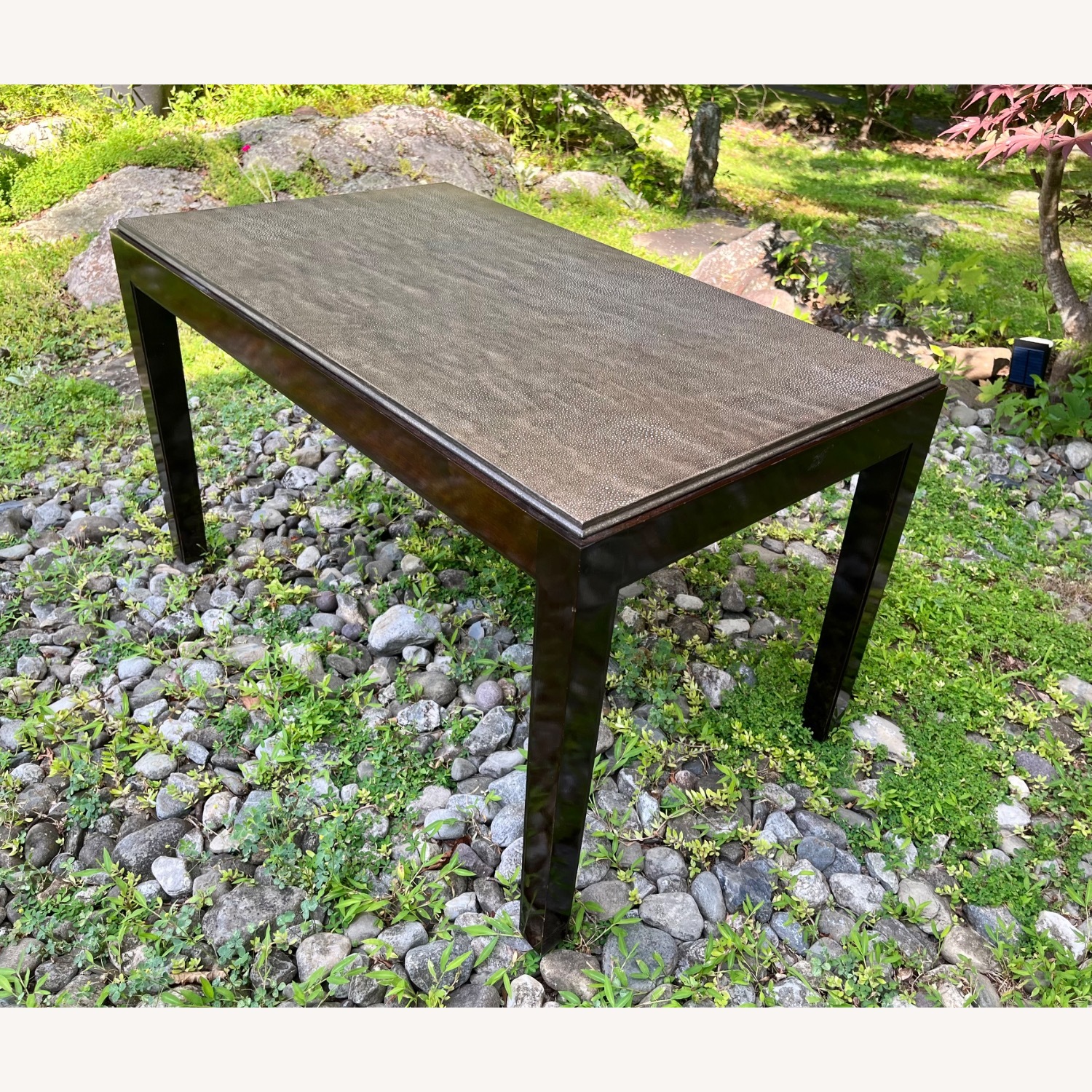 Vintage Shagreen Top Coffee Table - image-4
