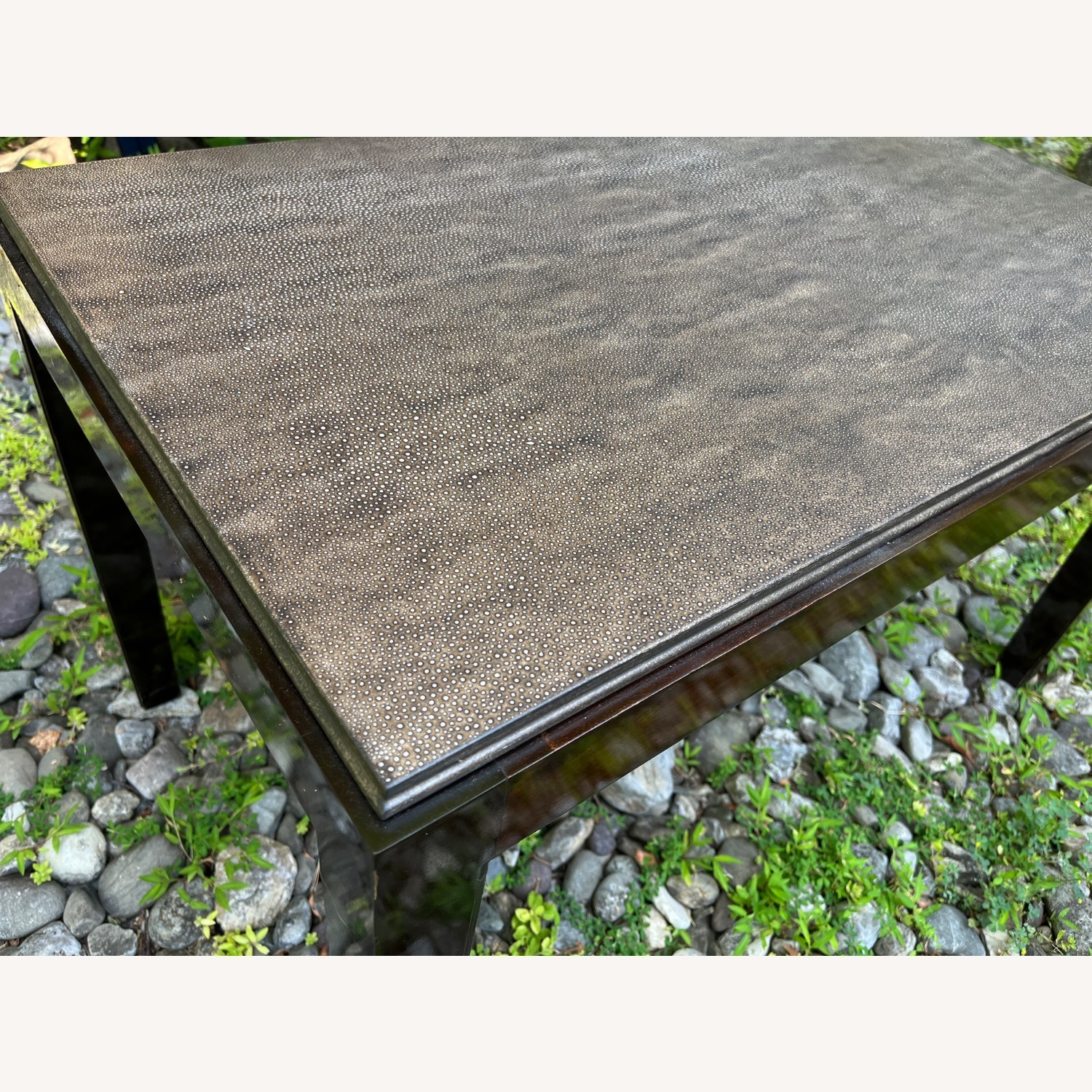 Vintage Shagreen Top Coffee Table - image-3