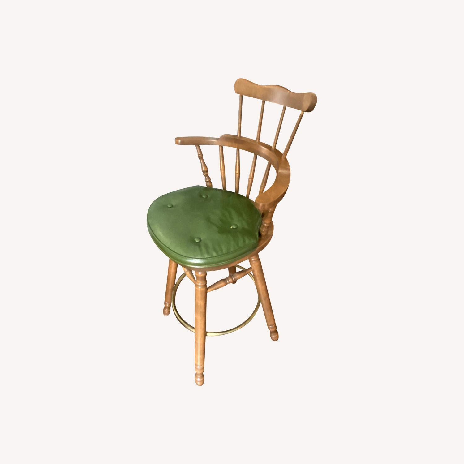 Vintage Green Bar Stools/Chairs - image-0