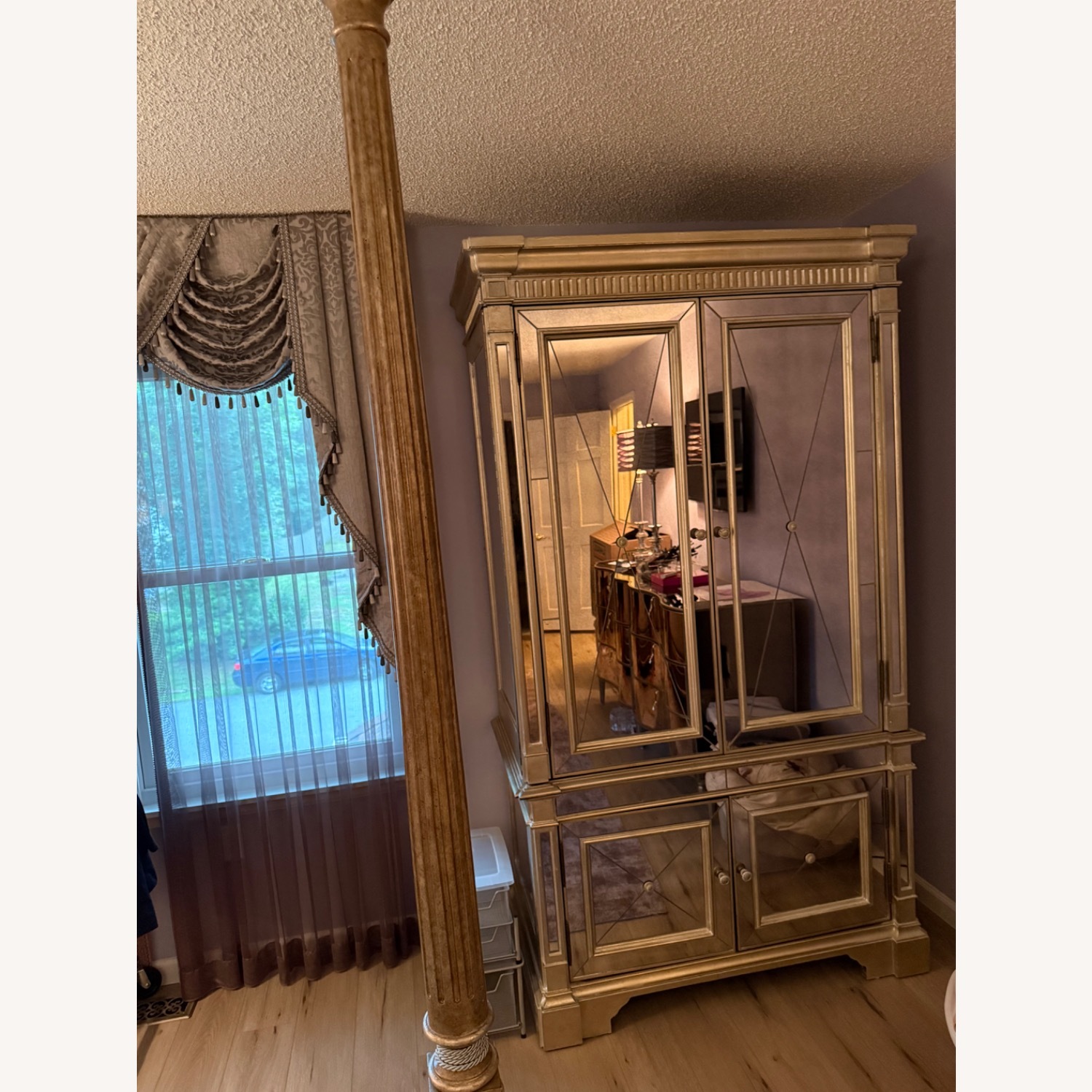 Mirrored Armoire - image-2