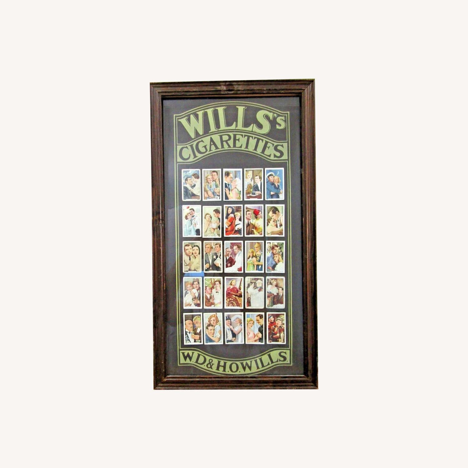 Antique Framed Will's Cigarettes Cards circa 1900 - image-0