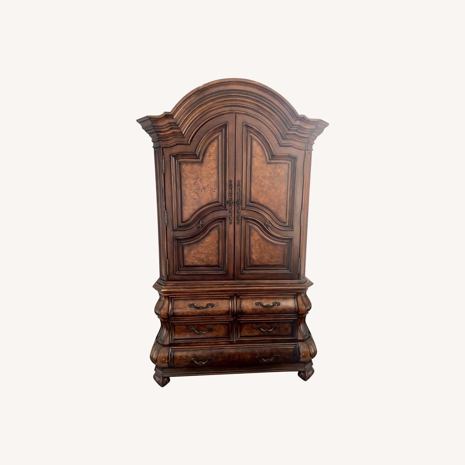 Large Vintage Armoire / Wardrobe - image-0