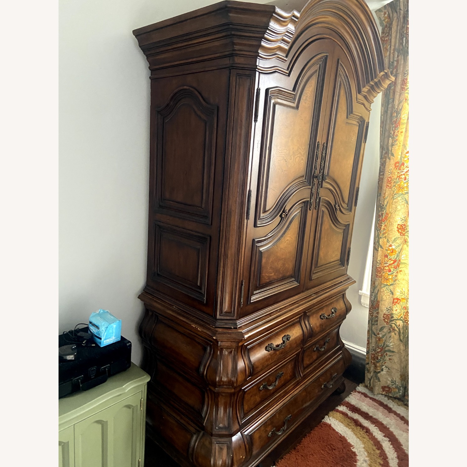 Large Vintage Armoire / Wardrobe - image-2