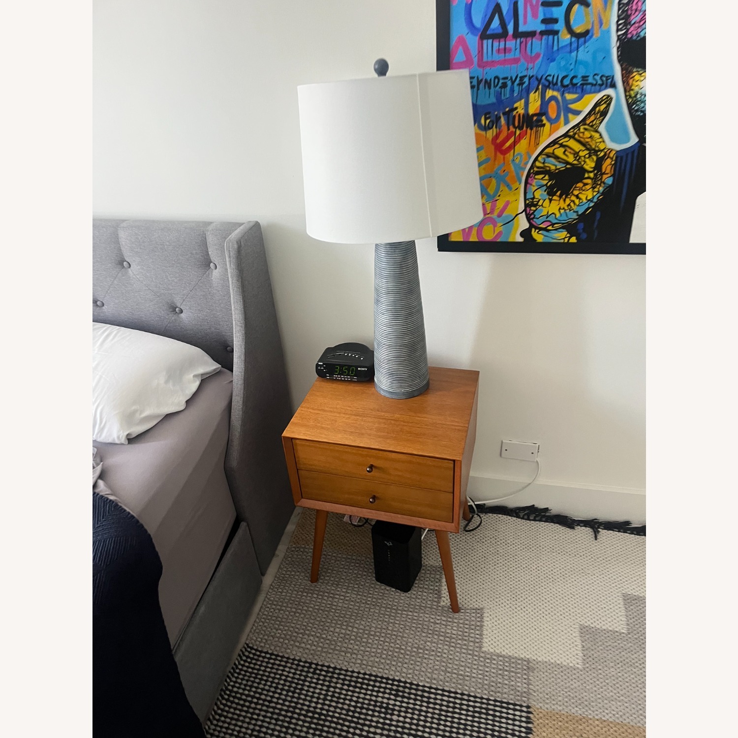 West Elm Mid-century Bedside Tables - image-1