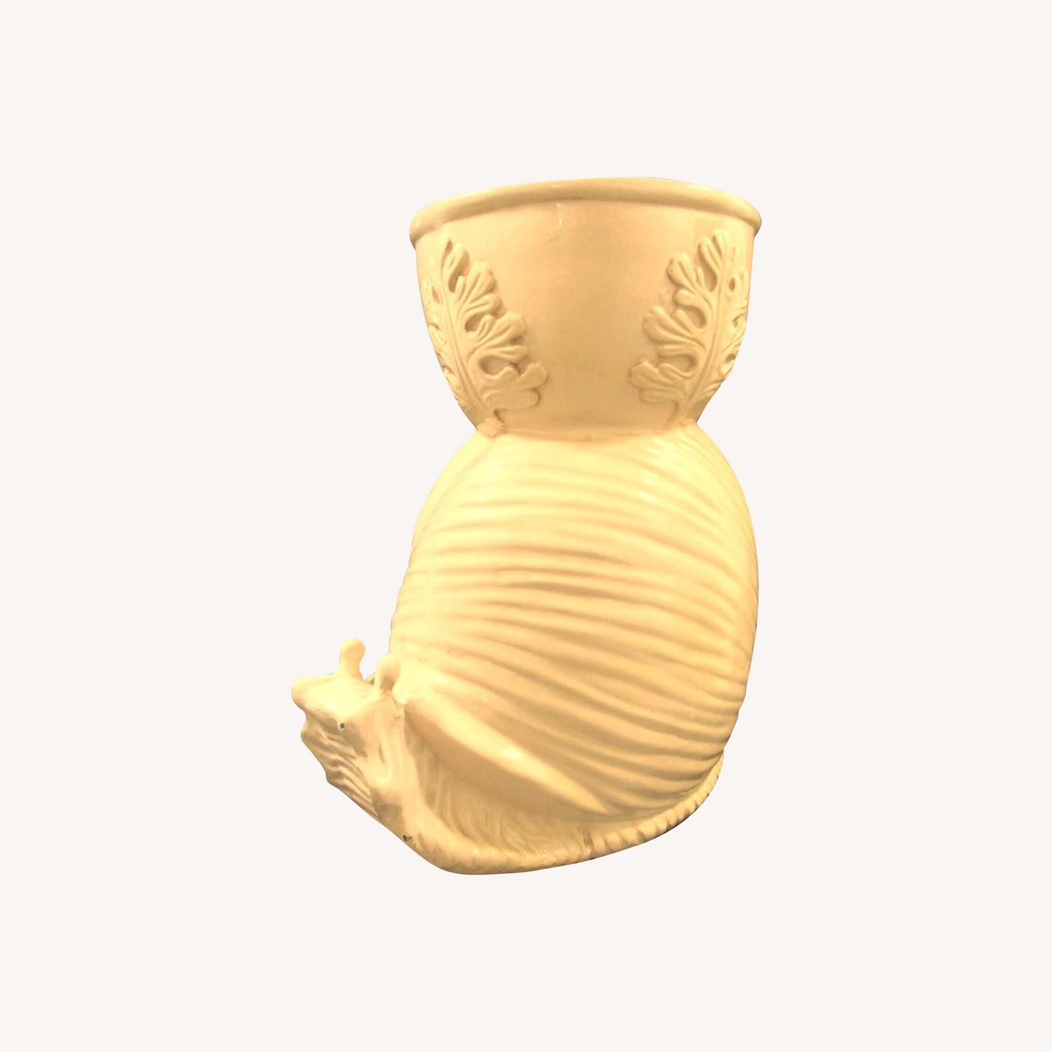 Palm Beach Hollywood Regency Snail Planter - image-0