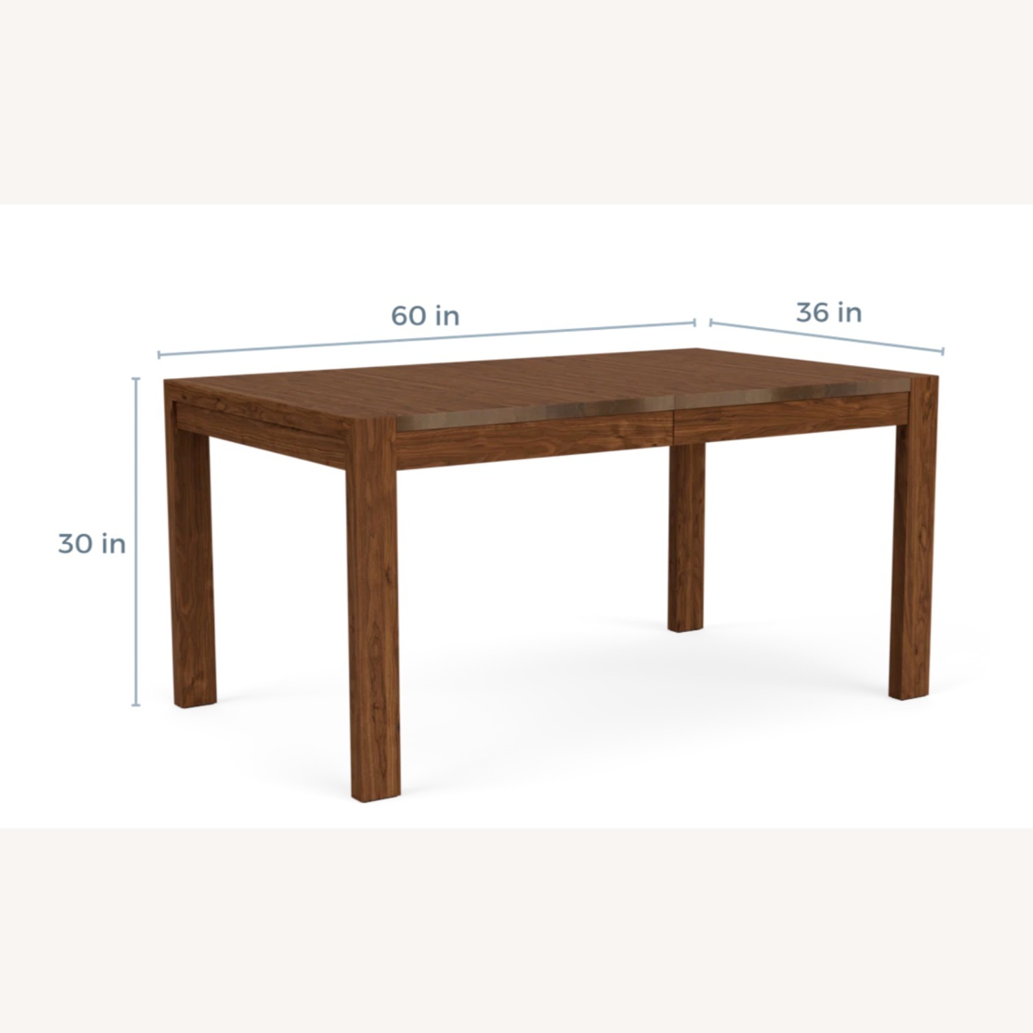 Room & Board Walsh Solid Walnut Dining Table - image-5