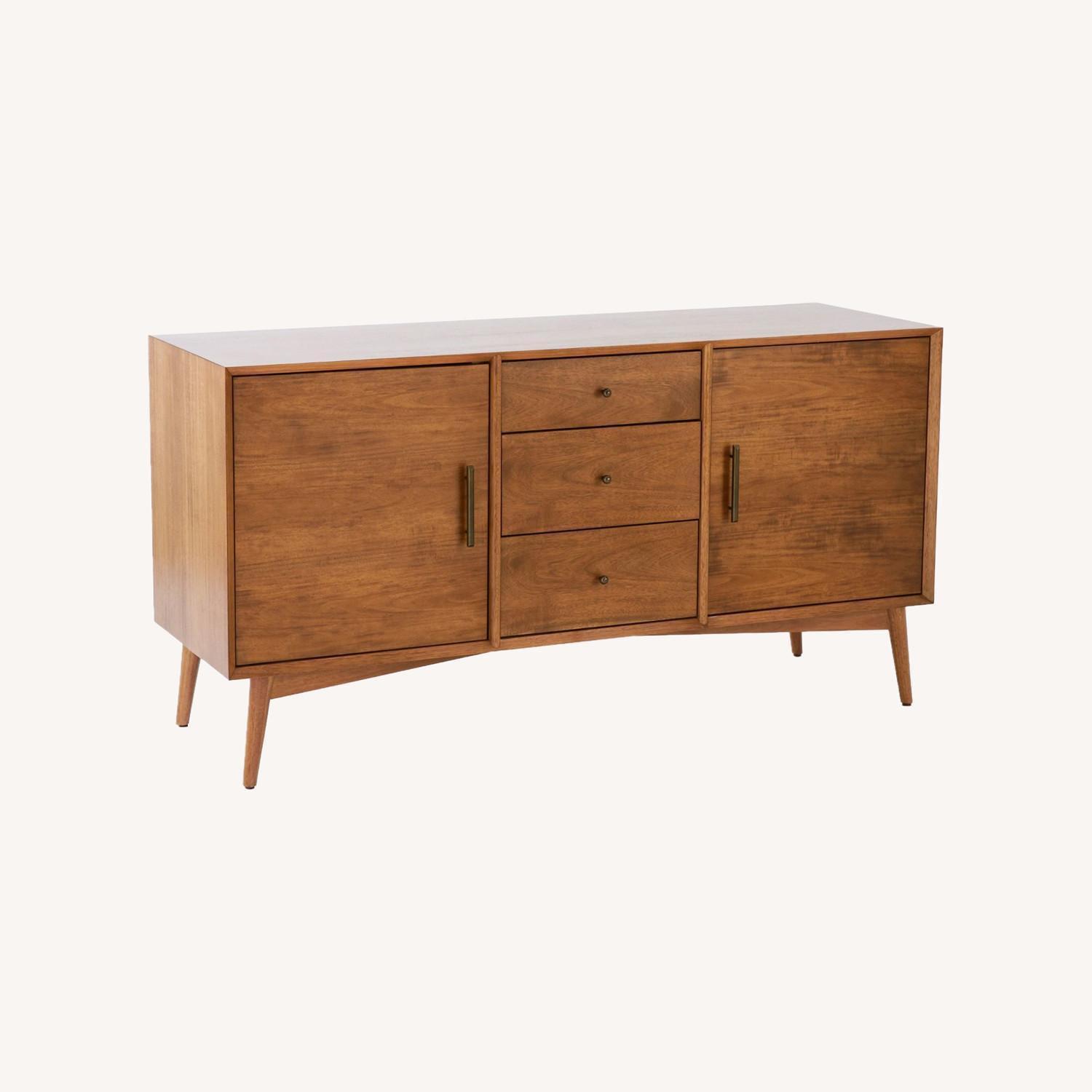 Mid-Century Media Console (58") - image-0