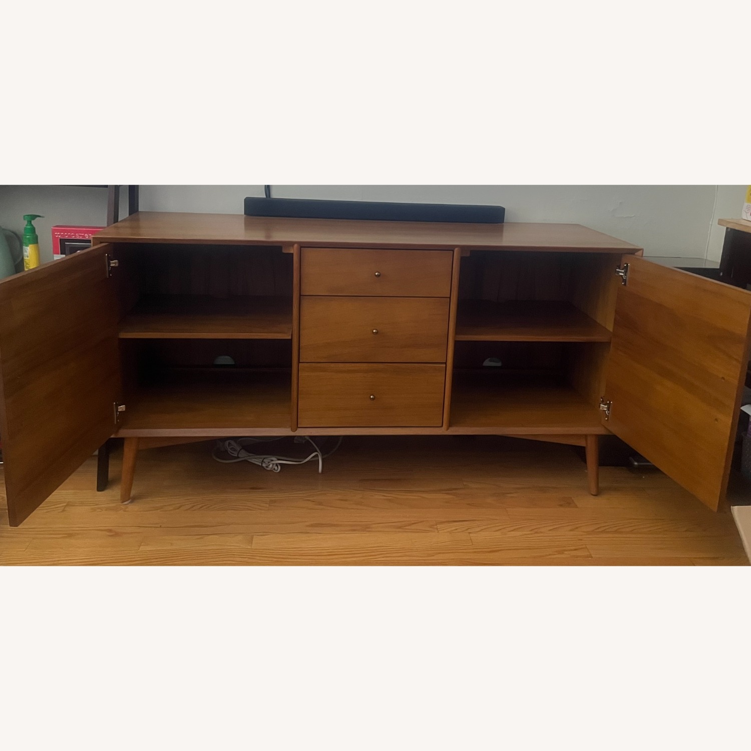 Mid-Century Media Console (58") - image-2