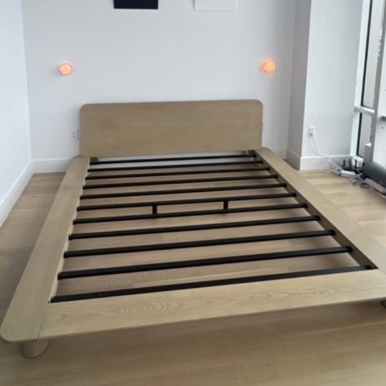 King Size Natural Wood Kiral Bed - image-9