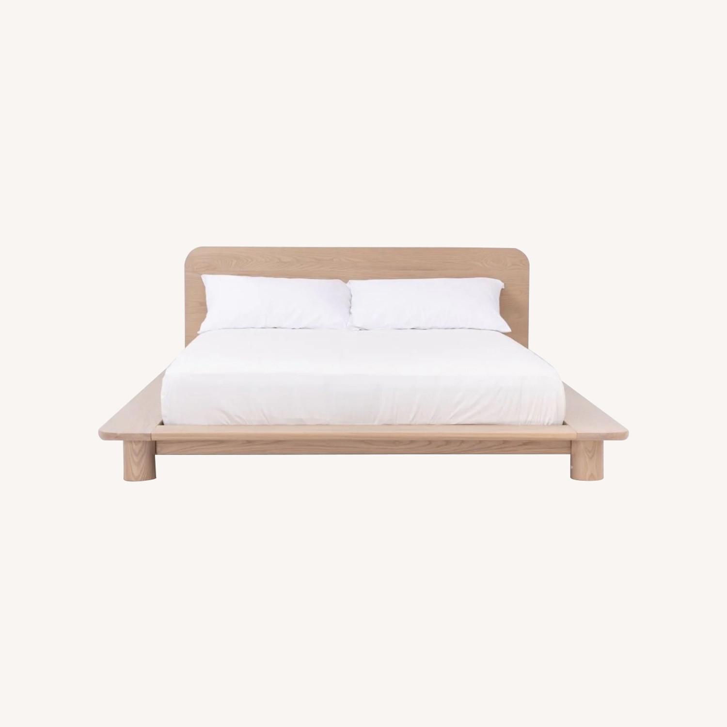 King Size Natural Wood Kiral Bed - image-0