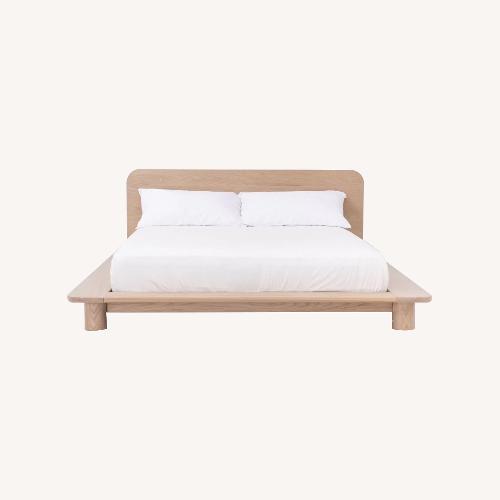 Used King Size Natural Wood Kiral Bed  for sale on AptDeco