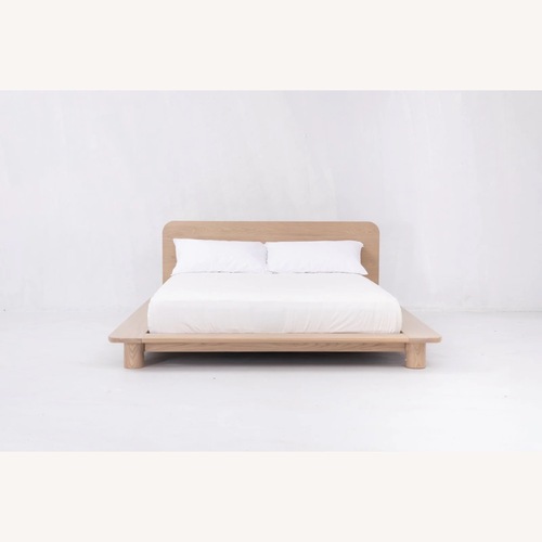 Used King Size Natural Wood Kiral Bed  for sale on AptDeco